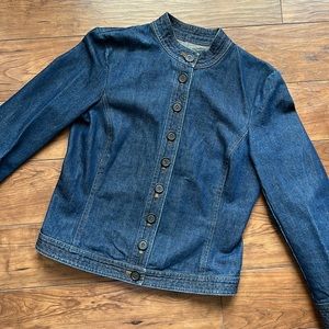 MICHAEL Michael Kors Dark Blue Jean Jacket